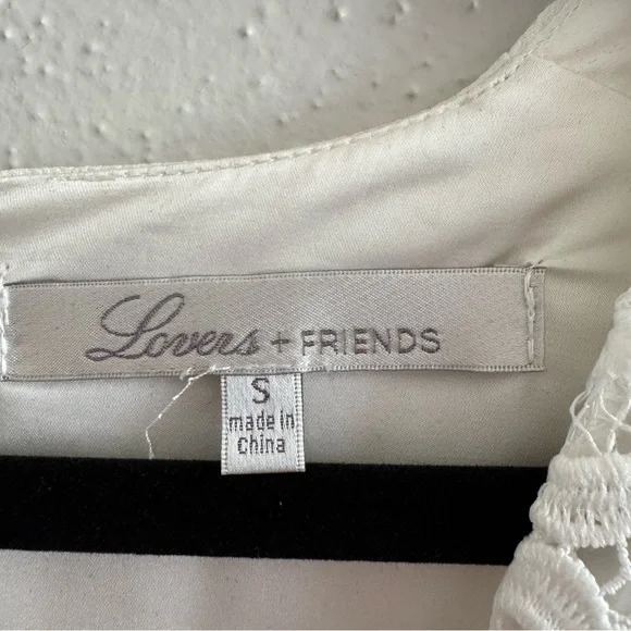 Lovers + Friends Jesse Crochet White Romper - Picture 7 of 11